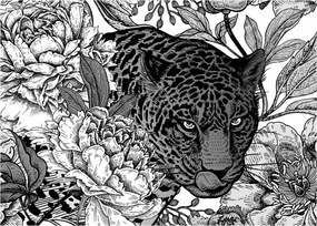 Kép - Egzotikus kert (70x50 cm)