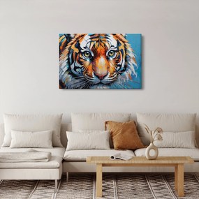 Kép - Tigris látképe, festmény (90x60 cm)