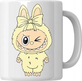 Labubu Bögre Sárga Ajándék Neki Lánya 18-99