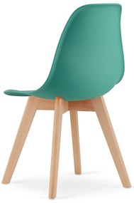 Zöld KITO szék bükkfa lábakkal