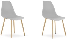 2 db világosszürke szék szett OSAKA