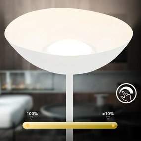 Briloner 1500016 - LED dimmelhető állólámpa ESTATE 8W/5V 4000 mAh fehér