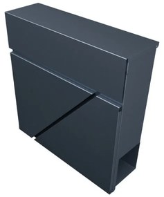 Modern, postaláda Időjárásálló, kültéri antracit