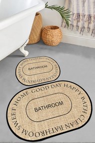 Baindos fürdőszobaszőnyeg, bézs, 60×100 cm – TR510CHL1483