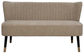 Bézs zsenília kanapé 134 cm Glam – Ixia