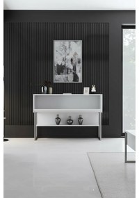 Luxe fehér és ezüst komód