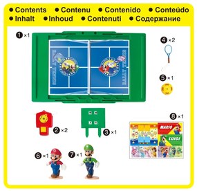 Epoch Super Mario társasjáték Tenisz