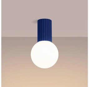 Sollux SL.1738 - Fürdőszobai mennyezeti lámpa HALO 1xG9/8W/230V IP44 kék