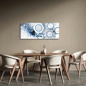 Kép - Geometriai absztrakció (120x50 cm)