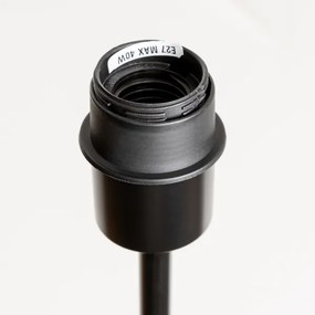 Brilagi - LED állólámpa CERIA 1xE27/40W/230V átm. 25 cm fehér/fekete