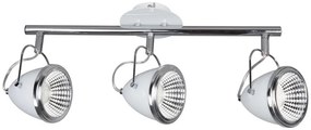 Aldabra Oliver mennyezeti lámpa GU10-es foglalat, 3 LED izzó, 5,5W fehér-króm