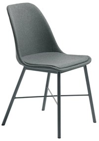 Whistler design szék, sötétszürke szövet