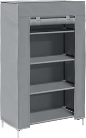 vidaXL szürke nem szőtt szövetből cipőszekrény 60,5x30x97 cm