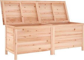 vidaXL tömör fenyőfa kerti tárolóláda 150x50x56,5 cm
