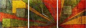 A geometriai absztrakció képe (órával) (90x30 cm)