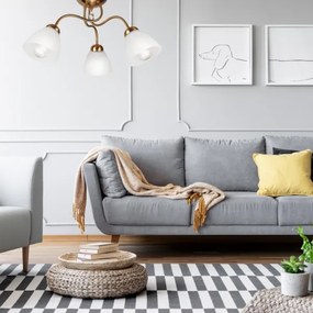 Felületre szerelhető csillár MIRANDA 3xE27/60W/230V arany