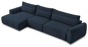 Sötétkék sarokkanapé Aden – Bobochic Paris