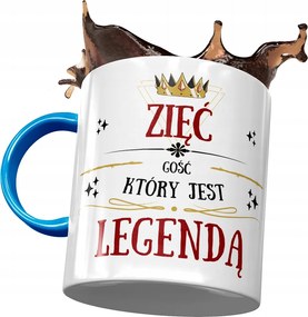 Kék Bögre Vőnek Születésnapra Ajándék Nyomtatott Fotóval