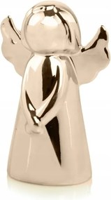 Angyal arany dekoráció angyalka nád figura 15 cm