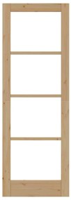 Belső Ajtó Üveggel ORKDAL Barna 73.5 x 211 cm