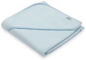 Gyermek frottír törölköző és kapucnival New Baby BASIC 80x80 kék