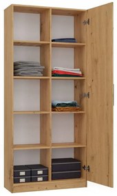 RD-80 polcos szekrény, tölgy