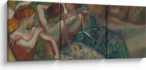 Kép - Edgar Degas, Four Dancers, reprodukciók (órával) (90x30 cm)