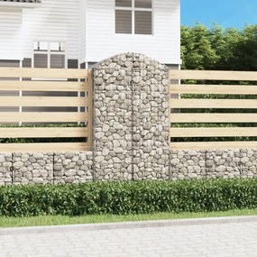 íves horganyzott vas gabion kosár 100x50x180/200 cm