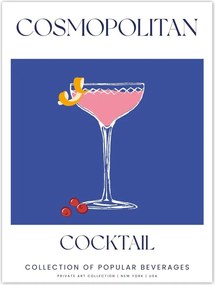 Poszterek 30x40 Ital Cosmopolitan Alkoholos koktél