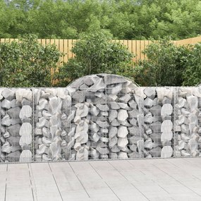 50 db íves horganyzott vas gabion kosár 200x50x100/120 cm