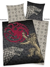 Herding Pamut ágynemű Game of Thrones, 135 x 200cm, 80 x 80 cm