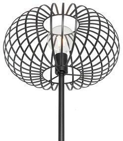 Design állólámpa fekete - Johanna