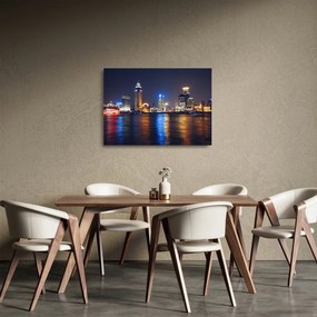 Kép - Éjszakai visszaverődés (üvegen) (70x50 cm)