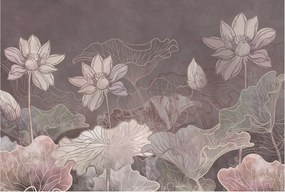 Fotótapéta Flizelin Dekoratív az irodába Nyugodt botanika 104x70 Ragasztó