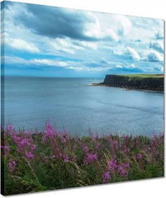 Vászonkép 40x40 Illatos tájkép sziklával