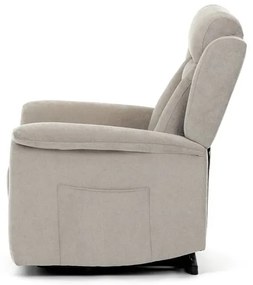 Relax fotel elektromos kábelvezérléssel, bézs szövetkárpittal. TV-7072 LAN2