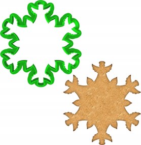 Karácsonyi Forma Mézeskalács lyukasztó Karácsony Hópehely