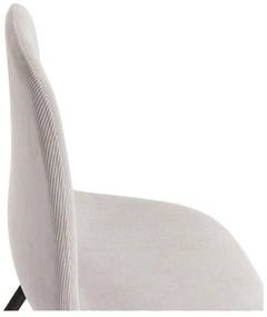 Krémszínű kárpitozott étkezőszék szett 4 db-os Minka – Marckeric