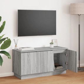 TV szekrény Szürke Sonoma 100x38x49 cm Összeszerelt fa