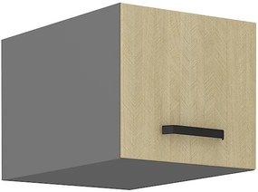 Felső konyheszekrény Scarmi 40 NAGU 36 1F (Antracit + Herringbone scandi). 1049749