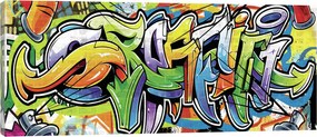 3D Graffiti Vászonkép Gyerekeknek 145x45