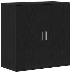 Fekete tölgy oldalbüfé 79x38x80 cm Szerelt fából