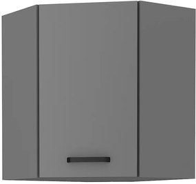 Sarok felső konyhaszekrény Nesia 58x58 GN-72 1F (Antracit). 1049704