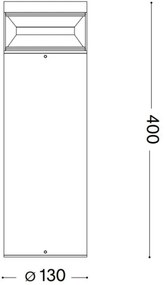 Ideal Lux - LED Kültéri lámpa BOEING LED/14W/230V 40 cm IP65 antracit