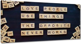 Festmények 115x55 Játék a szavakkal