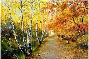 Kép - Egy romantikus sugárút a víz mentén. (90x60 cm)