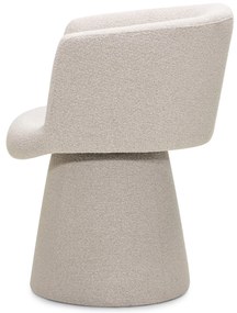 Forgatható design szék YATO, krémszínű