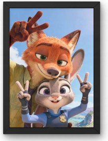 Gyerekszoba poszter Mese Állatkert A4-es méret