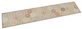 mosható hatszögletű pasztell bársony konyhaszőnyeg 60x300 cm