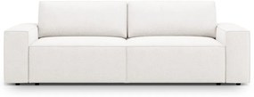 Fehér buklé kinyitható kanapé 247 cm Jodie – Micadoni Home
